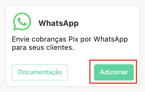 Integração do WhatsApp